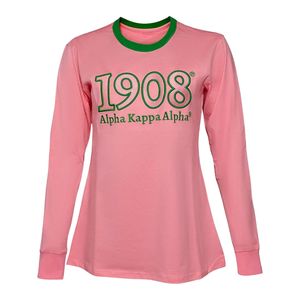 เสื้อยืดแขนยาวสีชมพูผู้หญิงแฟชั่นลำลองเสื้อออกแบบกราฟิกสวมใส่สบายทุกวันเสื้อผ้ามีสไตล์ - Product Image 1