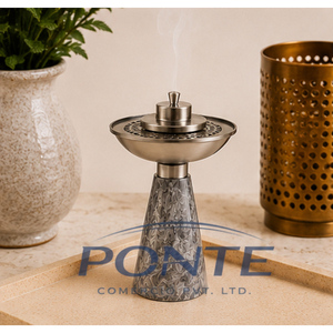 Nuevo Quemador de Bakhoor Árabe, Diseño Premium en Mármol, Mabkhara para Oud y Frankincienso, Incensario de Metal, Precio al por Mayor - Product Image 2
