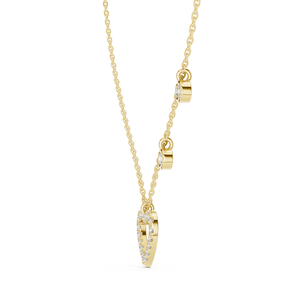 Lab Grown Diamond Necklace in Gold with Certificate Premium Fine <b>Jewellery</b> Elegant Designer Fashion Gift Accessory - Product Image 2