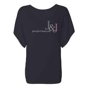 T-shirt Jack and Jill Batwing pour femme, surdimensionné, à manches courtes, décontracté, tendance, doux, confortable, coupe ample, streetwear - Product Image 1