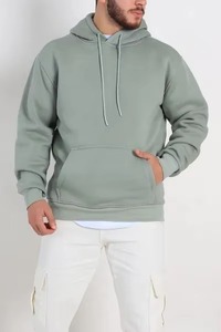 เสื้อฮู้ดดี้ผู้ชายขายส่ง ผ้าฝ้าย 100% เป็นมิตรกับสิ่งแวดล้อม ระบายอากาศได้ดี สีพื้นเรียบง่าย ราคาถูก พร้อมบริการออกแบบโลโก้ตามสั่ง - Product Image 5