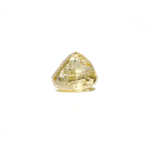 Handcrafted 4 Carat Yellow Sapphire Loose Gemstone-Emerald Cut Faceted Stone for Fine Jewelry - Product Image 3
