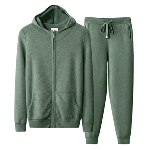 Conjunto de Sudadera con Capucha y Pantalones Deportivos con Cremallera, Diseño Gráfico 3D, Personalizable con Logotipo, Estilo Casual, para Chándal Deportivo - Product Image 2