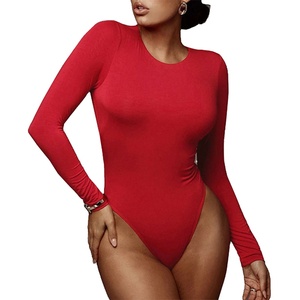 Nouveautés Combinaison sexy vintage une pièce pour femme, respirante, séchage rapide, tissu à mémoire de forme, spandex/coton, coupe ajustée - Product Image 1