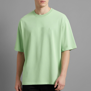 Camiseta Oversize para Hombre, Personalizada, de Algodón, con Hombros Caídos, Estilo Casual Urbano, Suave, Transpirable, Cómoda, Ropa de Moda, Fábrica OEM ODM - Product Image 6