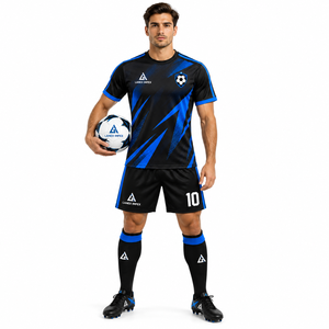Ensemble de maillots de football de sublimation de haute qualité, maillot et short de football personnalisés, vêtements de sport à séchage rapide pour les équipes professionnelles - Product Image 2