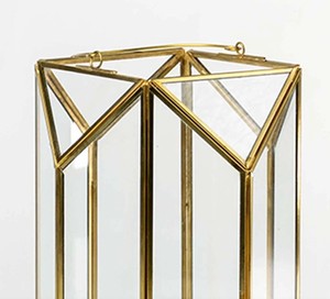 Faroles Cuadrados de Hierro Forjado, Grandes, Lujosos y Modernos, Hechos a Mano, con Cristal, para Mesa, con Diseños Destacados, para Navidad, Jardín, Decoración de Pared, Altos - Product Image 2