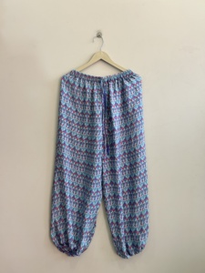 Pantalones Harem de Seda Estilo Gitano Indio, Pantalones de Yoga Cómodos, Pantalones de Pijama - Product Image 3