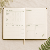 Carnet LABON en liège naturel écologique avec pages pointillées, idéal pour la recherche botanique et comme cadeau