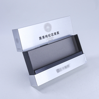 Emballage de luxe personnalisé pour compléments alimentaires, boîte cadeau rigide en deux parties argentée avec impression UV