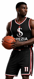 Tenue de basketball personnalisée, design bleu, maillot sublimé, logo, numéro, ensemble uniforme de basketball réversible - Product Image 3