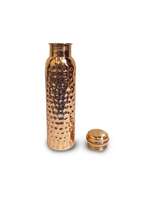 Handmade Pure <b>Copper</b> Hammered <b>Bottle</b> For <b>Drinking</b> Water - Product Image 2