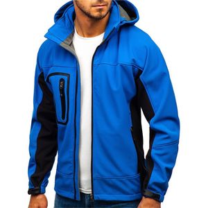 <b>Men's</b> Performance Softshell <b>Jacket</b> Lightweight Weather Resistant Outdoor Outerwear for Sports Hiking <b>Cycling</b> Travel and Casual - Product Image 4