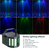 Projecteurs LED Par RGBW U`King 60W avec support combiné, lumière DMX512 pour effets de scène, DJ, discothèque, mariage, fête d'anniversaire