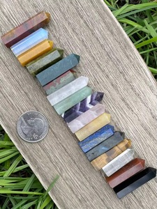 Cristales de Diamante Mini Torre Pulidos a Mano de Calidad Premium, Puntos de Curación de Cristal Dinámico, Marca Crystal, Origen Gujarat - Product Image 5