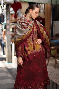 Diseño más reciente de salwar kameez para mujer, ropa de invierno para damas, vestido de lino de muy alta calidad, bordado e impreso. - Product Image 6