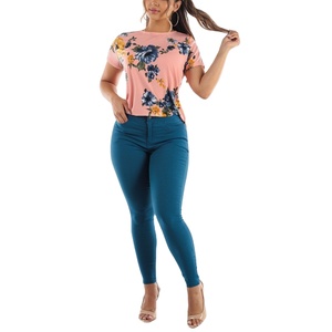 Pantalones Chinos informales de moda de verano para mujer de la mejor calidad, diseño personalizado, decoración de encaje plano ajustado, Exportación al por mayor - Product Image 1