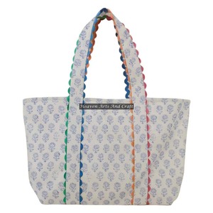Nouveau sac avec bordure en ric-rac, grande capacité, léger, multifonctionnel, tendance, sac cadeau artisanal - Product Image 1