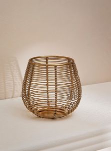 Portavelas decorativo de metal con patrón calado para centro de mesa de boda y decoración del hogar para festividades. - Product Image 4