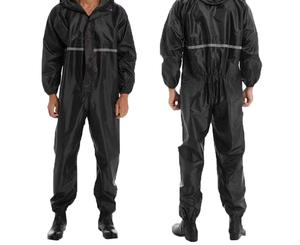 Wholesale Men Women High Quality Waterproof Polyurethane Rain Suit Jacket and Pants Adult <b>PVC</b> PU Rain Coat for Work - Product Image 5