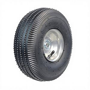 Roue pneumatique à denture de scie Caldwell fabriquée en Thaïlande 10" 3.50-4 : pour nettoyeur haute pression, pulvérisateur, chariot à main, chariot, chariot à roulettes et wagon - Product Image 2