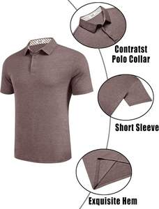 Chemises Polo de Golf pour Hommes de Haute Qualité 100% Polyester, Respirantes, Séchage Rapide, Personnalisées, Fabriquées sur Mesure pour un Usage Casual - Product Image 6