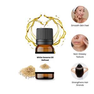 น้ำมันงาขาวสกัดเย็นแบบไม่ผ่านความร้อน บริสุทธิ์ 100% บรรจุภัณฑ์สำหรับขายปลีกแบบฉลากส่วนตัว และมีบริการส่งออกทั่วโลก - Product Image 2