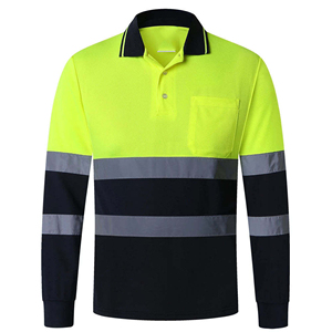 Chemises polo de sécurité classiques, 100% coton, vêtements de travail avec logo personnalisable, caractéristiques imperméables - Product Image 5