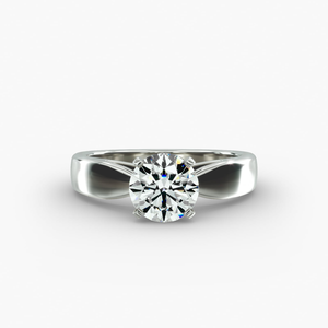 Exquisite 925 Sterling <b>Silver</b> Round Brilliant Cut Moissanite <b>Solitaire</b> <b>Ring</b> Premium Fine Jewelry Wedding Engagement Collection - Product Image 5
