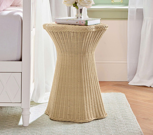 Table de restaurant ronde en rotin de qualité supérieure |   Meubles d'extérieur faits à la main |   Couleurs personnalisées et fabrication OEM disponibles - Product Image 1