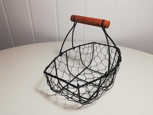 Metal <b>Egg</b> <b>Basket</b> Organizer for Countertop, Stylish Kitchen Storage Solution - Product Image 5