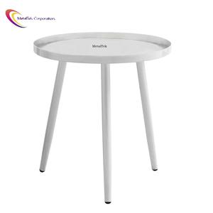 Modern Round Metal Coffee <b>Table</b> Nordic <b>White</b> Side <b>Table</b> for Living Room Small Luxury Tea <b>Table</b> Decorative Minimalist <b>End</b> <b>Tables</b> - Product Image 1