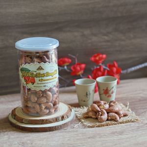 Salted Cashew <b>Nuts</b> 380g High Quality Aluminum Jar Easy-to-Open Unshelled Premium Organic Roasted W240 Dong Phu Brand in Vietnam - Product Image 1