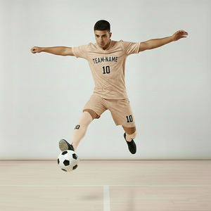 Conjunto de camiseta de fútbol, uniformes de fútbol personalizados, conjunto de camiseta de fútbol con pantalones cortos de malla transpirable - Product Image 5