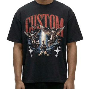 Camiseta gráfica extragrande personalizada Ibex, 100% algodón, media manga, impresión DTG, para ropa casual y urbana, unisex, tallas grandes - Product Image 3