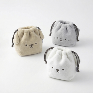 Bolsa Térmica para Almuerzo ANIBALL, de Felpa Suave, con Diseño de Animal, con Cordón, Tamaño Bento 1.4L - Product Image 1