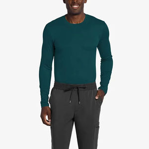 Camisetas Médicas de Algodón y Elastano para Hombre, Uniformes de Enfermería, Uniformes de Hospital, Camisetas Interiores para Hombre, Uniformes para Hospital - Product Image 1