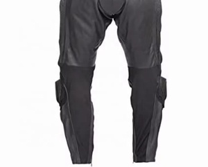 Pantalones de Motocicleta de Cuero para Hombre, Impermeables, para Todas las Estaciones, Ropa de Carreras Negra, Protección Completa - Product Image 3