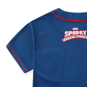 Uniformes de Béisbol Personalizados ADIHA IMPEX con Diseño de Spider-Man para Hombre, Camisetas Azules de Algodón de Primera Calidad y Jerseys con Cuello Redondo - Product Image 1