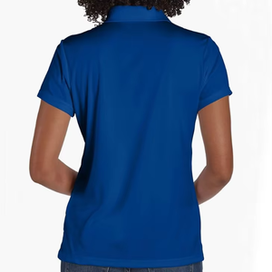 เสื้อยืดแขนสั้นวินเทจคุณภาพสูงสำหรับผู้หญิง ผ้าฝ้าย 100% เป็นมิตรกับสิ่งแวดล้อม แห้งเร็ว เหมาะสำหรับการฝึกซ้อมกอล์ฟ พร้อมโลโก้ - Product Image 2