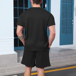 Conjunto de Pantalones Cortos Deportivos de Verano para Hombre, Diseño Personalizado Informal, 2 Piezas, Ropa Deportiva para Correr, Gimnasio, Traje Deportivo, Ropa de Verano - Product Image 2