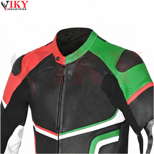 Combinaison de moto unisexe pour homme en cuir véritable, grande taille, certifiée CE, résistante à l'abrasion, coupe-vent, pour l'extérieur - Product Image 3