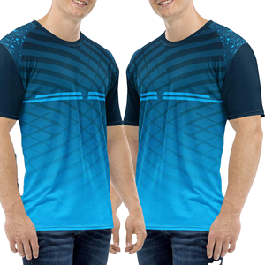 Camiseta de Manga Corta para Hombre, de Secado Rápido, con Estampado Tie-Dye, Corte Ajustado, Cuello Redondo, Estilo Casual - Product Image 6