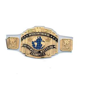 This is a WWF Intercontinental Heavyweight Wrestling Championship belt - Product Image 1