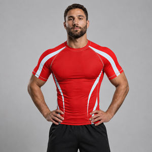 Vêtements de protection solaire pour hommes, rashguard MMA personnalisé de haute qualité en gros, vêtements de compression pour hommes, chemises MMA personnalisées - Product Image 1