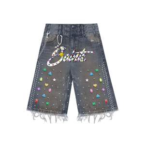 Shorts de Mezclilla Personalizados de Alta Calidad, Ligeros, Transpirables, de Secado Rápido, con Tela, Longitud, Color, Lavado y Costuras Personalizables - Product Image 5