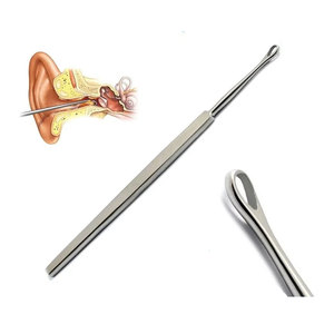 Pet Ear Hair <b>Puller</b> & Wax Cleaner Flat Handle Grooming Tool for Dogs & Cats Professional Ear Cleaning Tweezer Safe Hygienic Pet - Product Image 1