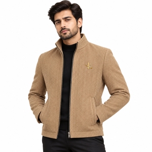 Casual Outerwear Ideal For Winter Travel Walking Outdoor Men Winter Wool Jacket Premium Soft Wool Material Warm Comfortable - Product Image 1