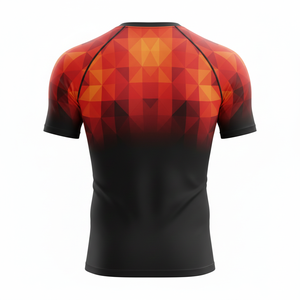 Camiseta de compresión sublimada personalizada para entrenamiento de MMA, BJJ, Jiu Jitsu No-Gi, para hombres, mujeres y niños, duradera, para natación, al por mayor. - Product Image 2