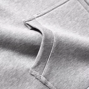 Wholesale Custom Pure Color <b>Grey</b> <b>Hoodie</b> Casual Style Masked Zipper Cardigan Cotton <b>Men's</b> <b>Hoodie</b> - Product Image 5
